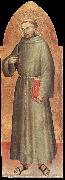 GIOVANNI DA MILANO St Francis of Assisi sh oil